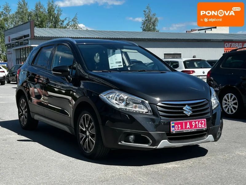 Suzuki S-Cross, 2015 р., Бензин, 122 тис. км, Позашляховик / Кросовер, Чорний, Житомир AT-10418004 фото