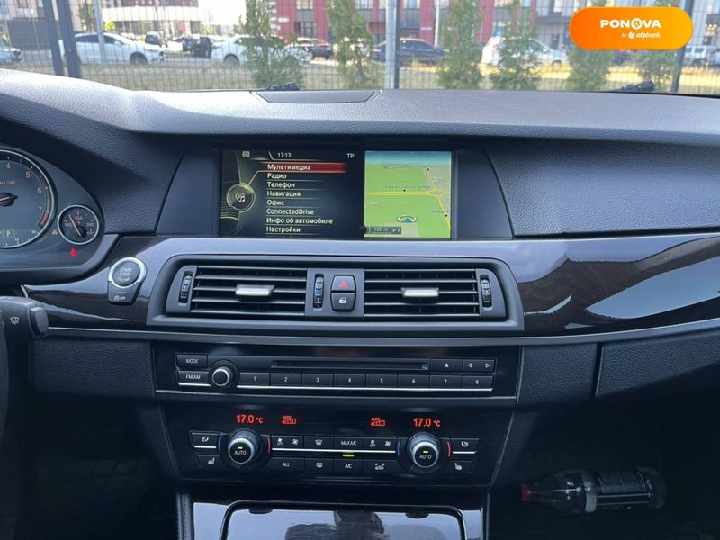 BMW 5 Series, 2012, Бензин, 2.98 л., 190 тис. км, Седан, Сірий, Київ 110480 фото