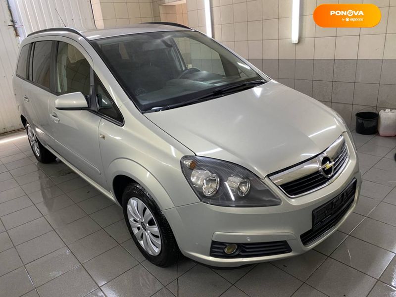 Opel Zafira, 2008, Бензин, 1.8 л., 199 тис. км, Мінівен, Сірий, Умань 107913 фото