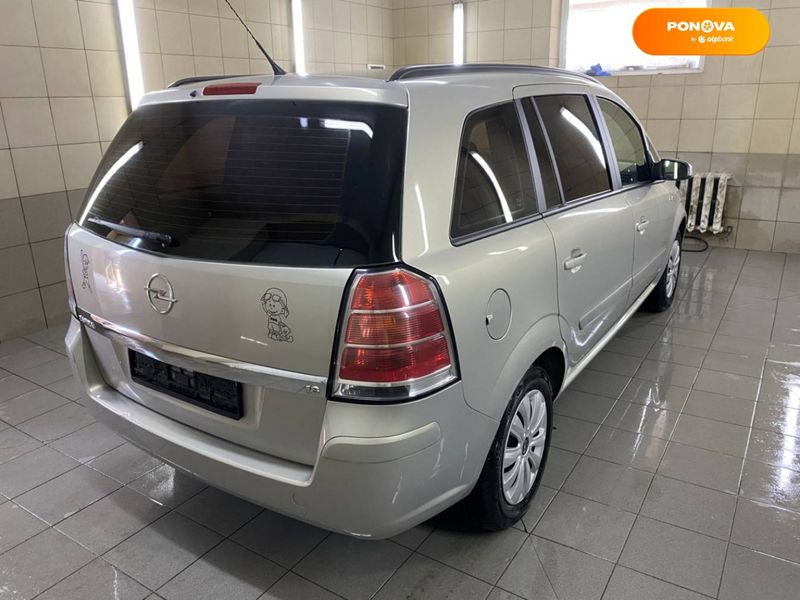 Opel Zafira, 2008, Бензин, 1.8 л., 199 тис. км, Мінівен, Сірий, Умань 107913 фото