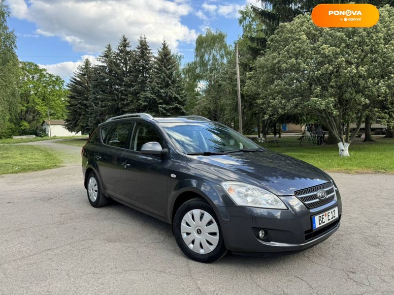 Kia Ceed, 2008, Бензин, 1.6 л., 208 тис. км, Універсал, Сірий, Умань Cars-Pr-65064 фото