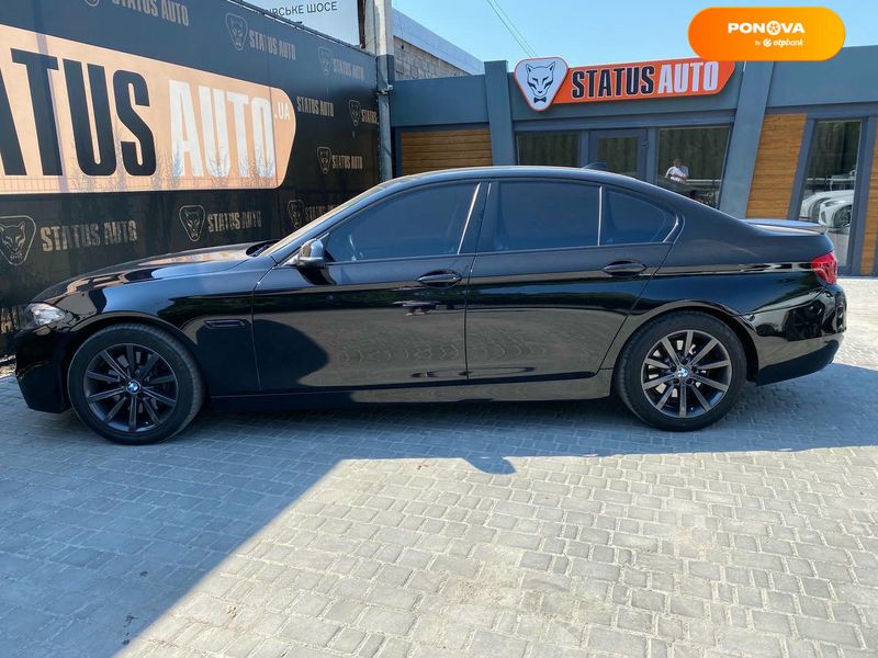 BMW 5 Series, 2014, Бензин, 2.98 л., 153 тис. км, Седан, Чорний, Вінниця 110020 фото