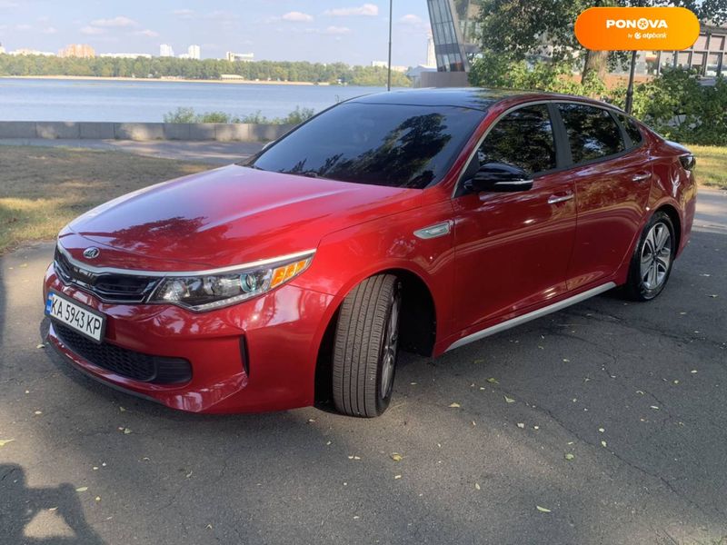 Kia Optima, 2017, Гібрид (HEV), 2 л., 58 тис. км, Седан, Червоний, Київ Cars-Pr-67020 фото