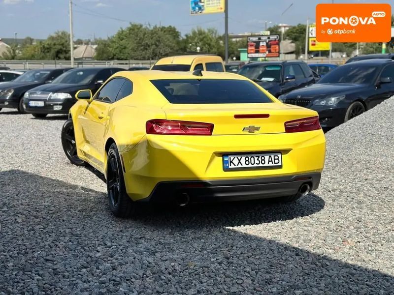 Chevrolet Camaro, 2016 г., Бензин, 72 тыс. км, Купе, Желтый, Пісочин AT-10399796 фото