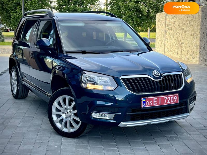 Skoda Yeti, 2014, Бензин, 1.8 л., 159 тис. км, Позашляховик / Кросовер, Синій, Луцьк Cars-Pr-63143 фото