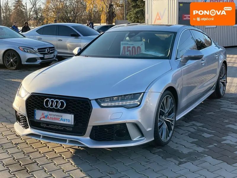 Audi A7 Sportback, 2014 р., Бензин, 158 тис. км, Седан, Сірий, Кривий Ріг AT-10405335 фото