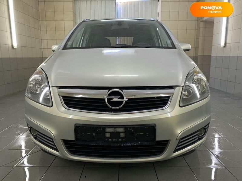 Opel Zafira, 2008, Бензин, 1.8 л., 199 тис. км, Мінівен, Сірий, Умань 107913 фото