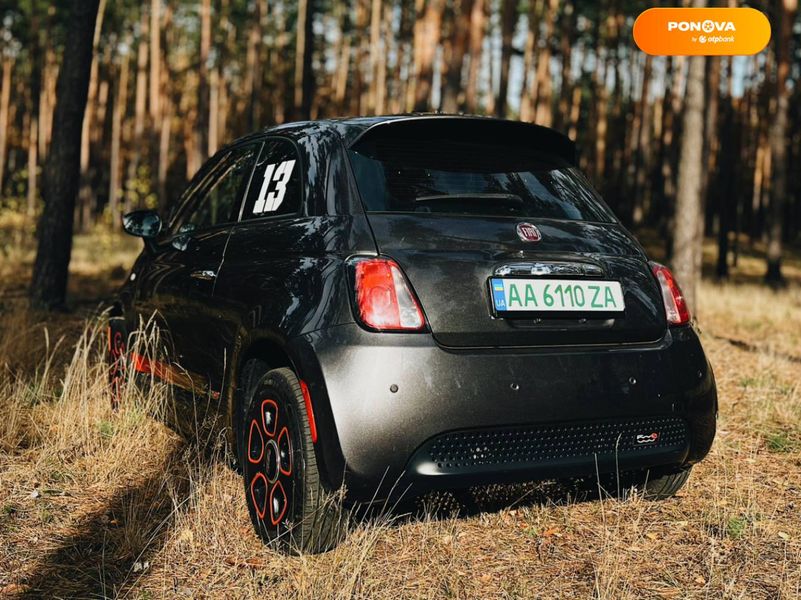 Fiat 500e, 2015, Електро, 108 тыс. км, Хетчбек, Серый, Киев Cars-Pr-58912 фото