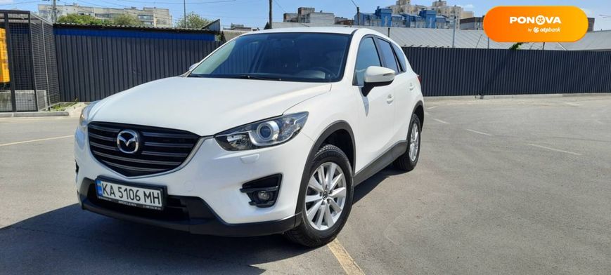 Mazda CX-5, 2015, Бензин, 2 л., 110 тыс. км, Внедорожник / Кроссовер, Белый, Киев Cars-Pr-67366 фото