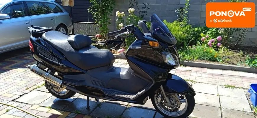 Suzuki SkyWave 650, 2005 г., Бензин, 46 тыс. км, Макси-скутер, Чорный, Одесса AT-10410523 фото