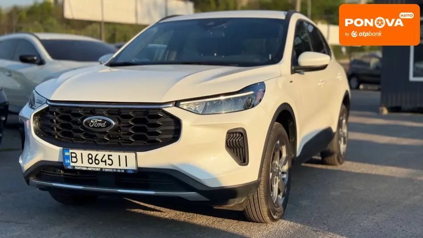 Ford Escape, 2024 г., Бензин, 5 тыс. км, Внедорожник / Кроссовер, Белый, Полтава AT-10417347 фото