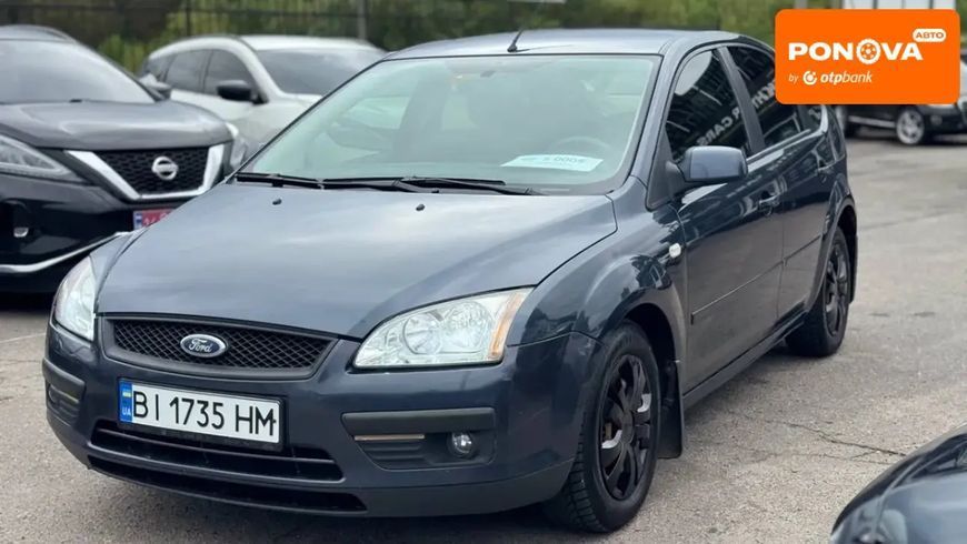 Ford Focus, 2007 р., Бензин, 193 тис. км, Хетчбек, Синій, Полтава AT-10417437 фото