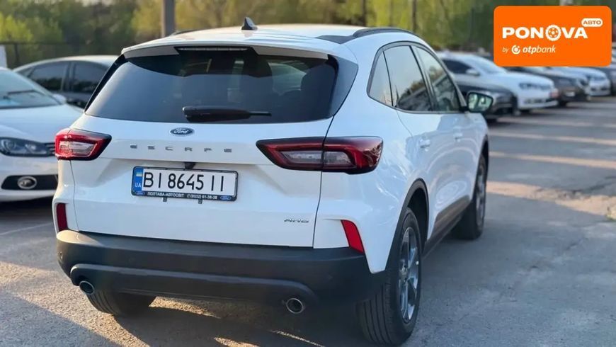 Ford Escape, 2024 г., Бензин, 5 тыс. км, Внедорожник / Кроссовер, Белый, Полтава AT-10417347 фото