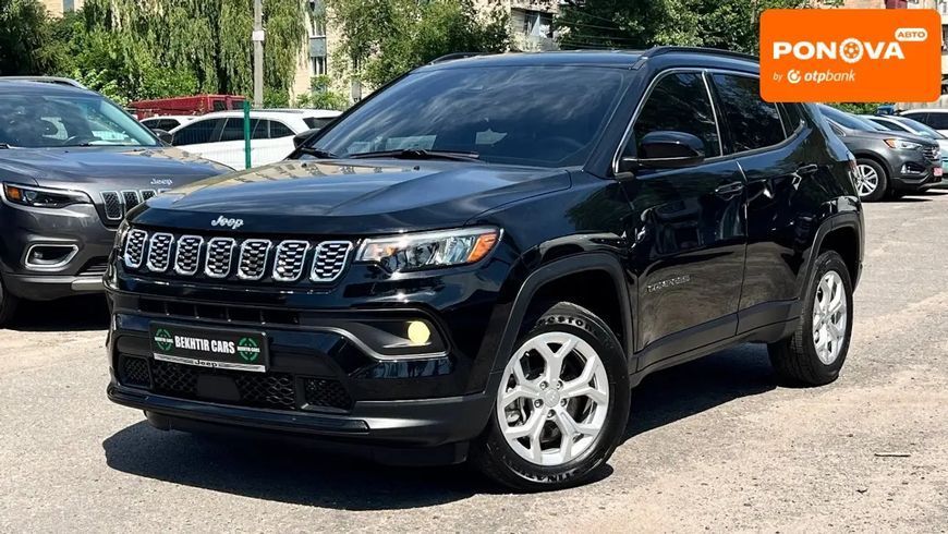 Jeep Compass, 2024 р., Бензин, 46 тис. км, Позашляховик / Кросовер, Чорний, Полтава AT-10421515 фото