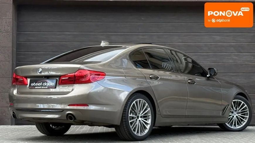 BMW 5 Series, 2017 г., Бензин, 136 тыс. км, Седан, Бежевый, Николаев AT-10412116 фото
