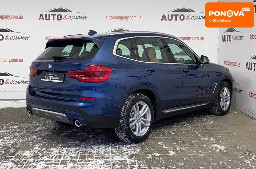 BMW X3, 2018 р., Дизель, 194 тис. км, Позашляховик / Кросовер, Синій, Львів AT-10410468 фото