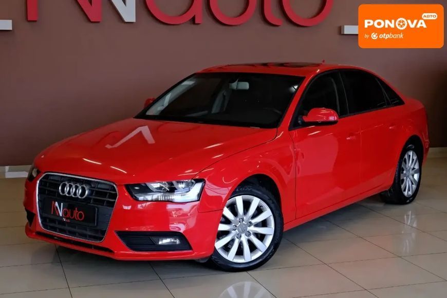 Audi A4, 2014 р., Бензин, 171 тис. км, Седан, Червоний, Одеса AT-10408808 фото