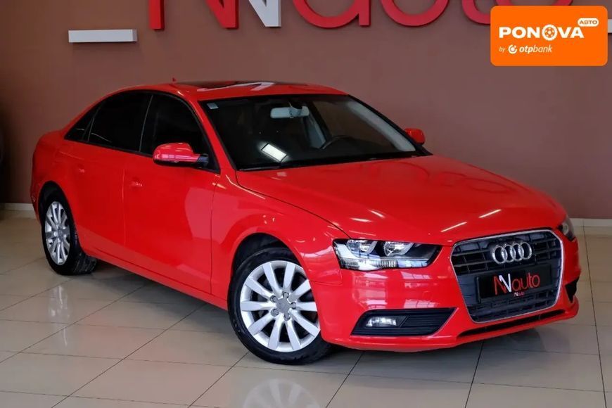 Audi A4, 2014 р., Бензин, 171 тис. км, Седан, Червоний, Одеса AT-10408808 фото