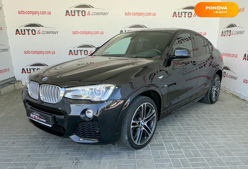 BMW X4, 2016, Дизель, 2.99 л., 169 тыс. км, Внедорожник / Кроссовер, Чорный, Львов 97799 фото