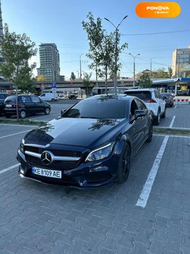 Mercedes-Benz CLS-Class, 2015, Бензин, 3 л., 194 тис. км, Седан, Синій, Дніпро (Дніпропетровськ) Cars-Pr-245555 фото