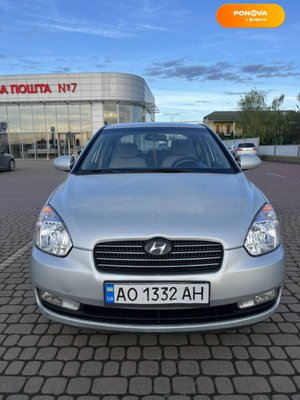 Hyundai Accent, 2007, Бензин, 1.4 л., 230 тис. км, Седан, Сірий, Мукачево Cars-Pr-62494 фото