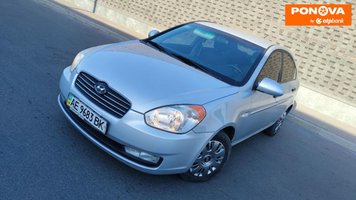 Hyundai Accent, 2007, Бензин, 1.4 л., 176 тис. км, Седан, Сірий, Дніпро (Дніпропетровськ) 279353 фото