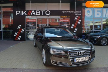 Audi A8, 2012, Бензин, 6.3 л., 145 тыс. км, Седан, Чорный, Львов 97590 фото