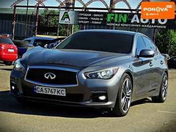 Infiniti Q50, 2015 р., Газ пропан-бутан / Бензин, 149 тис. км, Седан, Сірий, Черкаси AT-10417159 фото