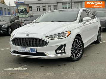 Ford Fusion, 2018, Бензин, 2 л., 124 тис. км, Седан, Білий, Київ 278843 фото