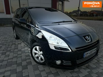 Peugeot 5008, 2009, Дизель, 1.56 л., 269 тис. км, Мікровен, Чорний, Житомир Cars-Pr-271631 фото