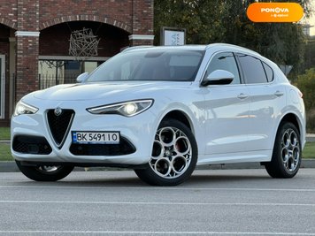 Alfa Romeo Stelvio, 2018, Бензин, 2 л., 47 тис. км, Позашляховик / Кросовер, Білий, Київ Cars-Pr-221938 фото