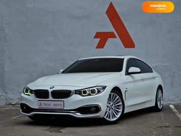 BMW 4 Series Gran Coupe, 2018, Дизель, 2 л., 128 тис. км, Купе, Білий, Одеса 110982 фото