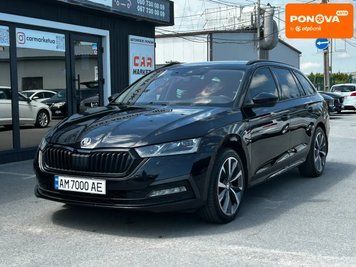 Skoda Octavia, 2020 р., Дизель, 78 тис. км, Універсал, Чорний, Житомир AT-10417963 фото