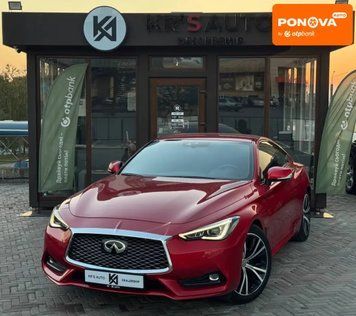 Infiniti Q60, 2021 р., Бензин, 61 тис. км, Седан, Червоний, Харків AT-10429801 фото