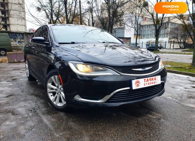 Chrysler 200, 2015, Бензин, 2.36 л., 150 тис. км, Седан, Чорний, Київ 12129 фото