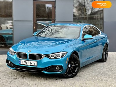 BMW 4 Series, 2017, Бензин, 2 л., 103 тыс. км, Купе, Синий, Одесса 16806 фото