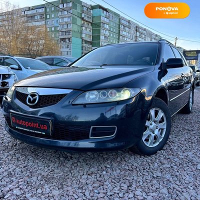 Mazda 6, 2007, Газ пропан-бутан / Бензин, 1.8 л., 179 тис. км, Універсал, Чорний, Суми 20319 фото