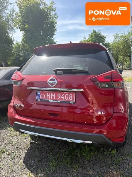 Nissan Rogue, 2017 р., Бензин, 160 тис. км, Позашляховик / Кросовер, Червоний, Луцьк AT-10418114 фото