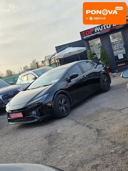 Toyota Prius Prime, 2023 р., Гібрид (MHEV), 71 тис. км, Ліфтбек, Чорний, Запоріжжя AT-10409549 фото