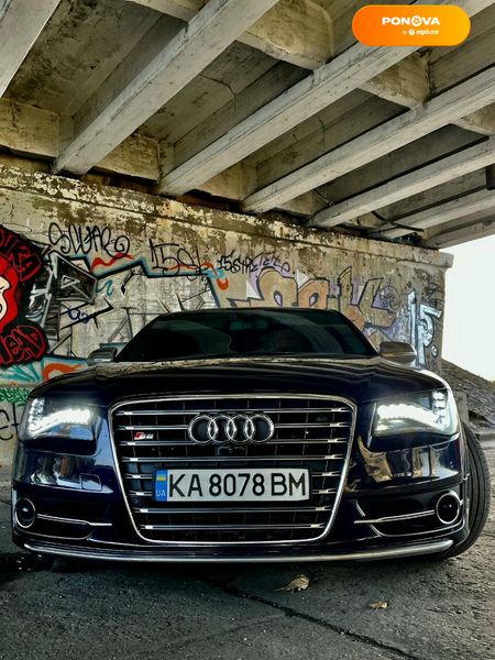 Audi S8, 2012, Бензин, 3.99 л., 129 тис. км, Седан, Синій, Київ Cars-Pr-125814 фото