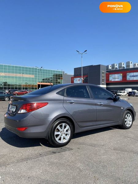 Hyundai Accent, 2013, Бензин, 1.4 л., 128 тис. км, Седан, Сірий, Київ Cars-Pr-66837 фото