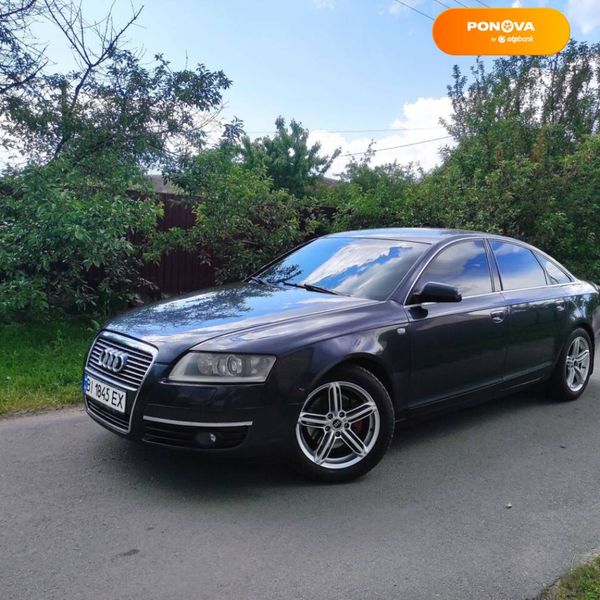 Audi A6, 2004, Газ пропан-бутан / Бензин, 2.39 л., 217 тис. км, Седан, Синій, Миргород Cars-Pr-68770 фото