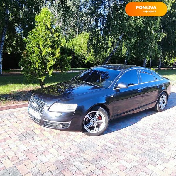 Audi A6, 2004, Газ пропан-бутан / Бензин, 2.39 л., 217 тыс. км, Седан, Синий, Миргород Cars-Pr-68770 фото