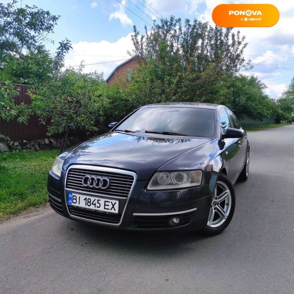 Audi A6, 2004, Газ пропан-бутан / Бензин, 2.39 л., 217 тис. км, Седан, Синій, Миргород Cars-Pr-68770 фото