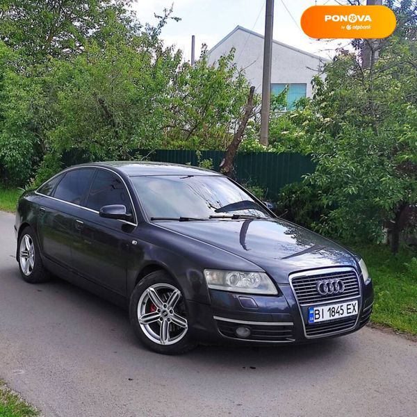 Audi A6, 2004, Газ пропан-бутан / Бензин, 2.39 л., 217 тис. км, Седан, Синій, Миргород Cars-Pr-68770 фото