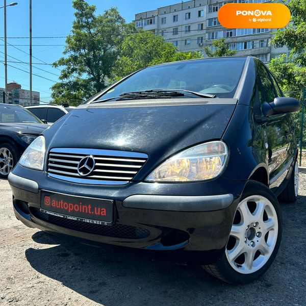 Mercedes-Benz A-Class, 2002, Дизель, 1.69 л., 154 тыс. км, Хетчбек, Чорный, Сумы 110866 фото