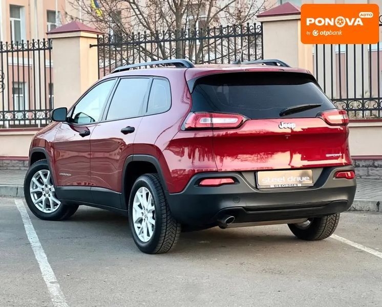 Jeep Cherokee, 2015 р., Бензин, 171 тис. км, Позашляховик / Кросовер, Червоний, Миколаїв AT-10411147 фото