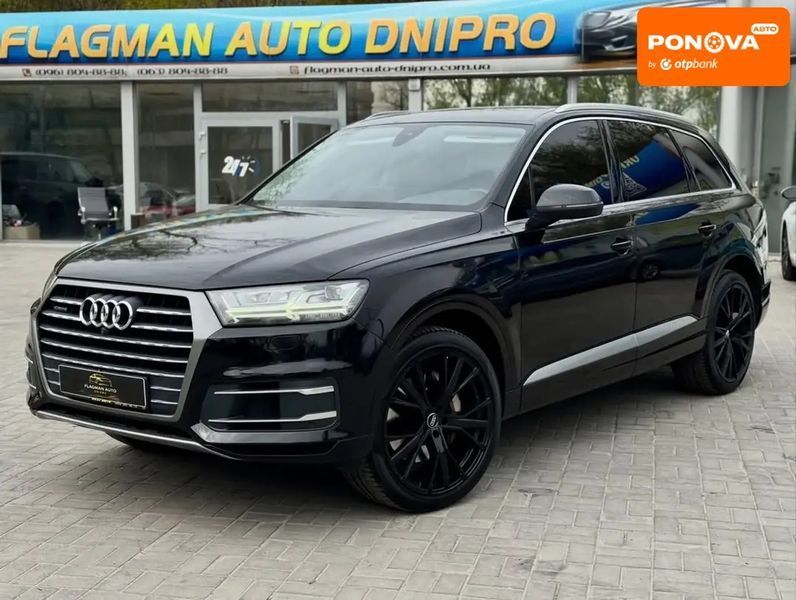 Audi Q7, 2016 р., Бензин, 150 тис. км, Позашляховик / Кросовер, Чорний, Дніпро (Дніпропетровськ) AT-10418164 фото