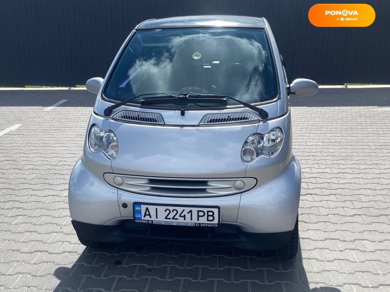 Smart Fortwo, 2002, Бензин, 0.6 л., 242 тис. км, Купе, Сірий, Київ Cars-Pr-63085 фото