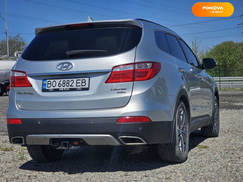 Hyundai Santa FE, 2015, Бензин, 3.3 л., 109 тис. км, Позашляховик / Кросовер, Сірий, Тернопіль 18607 фото